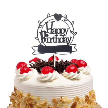 10pcs Happy Birthday Cake Karogi Bērniem, Dzimšanas dienu Toppers Mīlu Jūs Kāzu Līgava Bērnu Duša Puse Cepšanas Dekoru Noskaidrošanas Pārdošanas