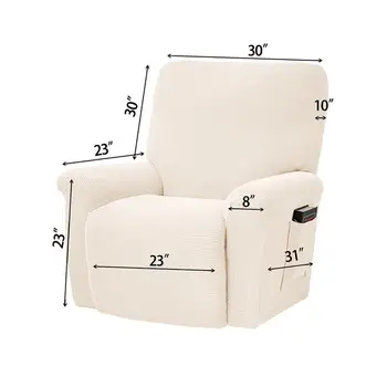 1Pc neslīdoša Recliner Krēslam Segtu Elastīgs Krēslā Segtu Dīvāns Slipcover