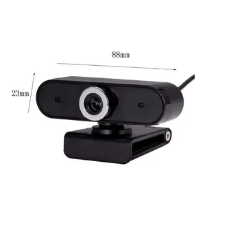 360 grādu grozāms USB 2.0 Webcam Kamera ar Mikrofonu, Lai PC Dators