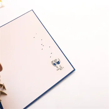 3D Lāzera Samazināt Roku Griešanai Vīna glāzi Ielūguma, Apsveikuma Kartes, Pastkartes Valentīna Diena Kāzu Gadadienas Dāvanu