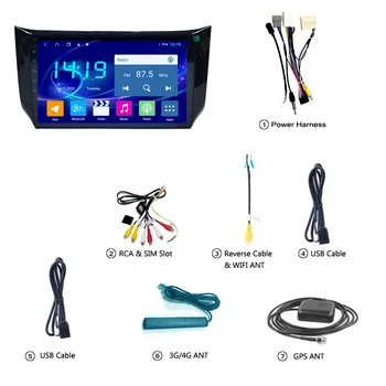 IPS 4G+64G 10.1 Collu Android Auto Multimediju Sistēmu, Nissan Sentra B17 Sylphy 2012-2018 GPS, Radio, DVD, Navigācija