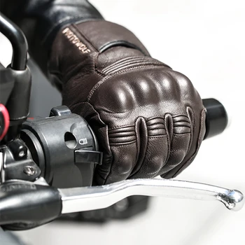 MotoWolf Universālo Motociklu Izjādes Silti Cimdi ūdens un aukstuma izturīgs sacīkšu cimdi Rudenī un ziemā ādas cimdi