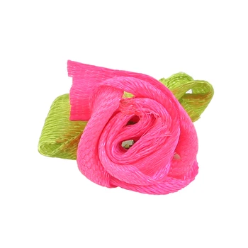 Sajauc Krāsu Mazo Rose Puķu 100GAB Mini Roku darbs Satīna Lenti Rožu Vadītājs Kāzu Scrapbooking Apdare Apģērbu Aksesuāri