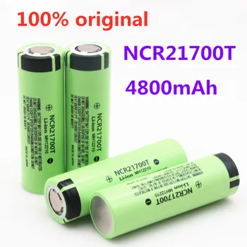 100GAB 21700 NCR21700T litija akumulators 4800mAh 3,7 V 40A augstas izlādes akumulatoru augsta drenāžas Li-ion akumulators