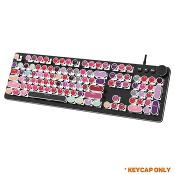 104 Taustiņi Retro Kārtu Keycaps Double Shot Rakstāmmašīnu Keycap Cherry MX Mehāniska Tastatūras Apļveida Galvenie Klp