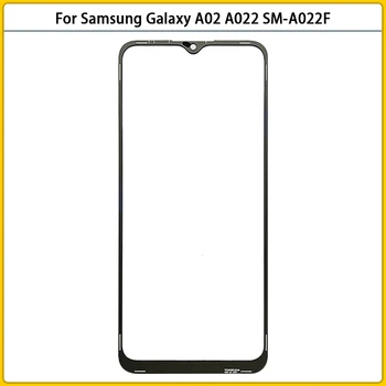 10PCS Samsung Galaxy A02 A022 SM-A022F LCD Displejs, Touch Screen Priekšējā Stikla Paneli A02S A025 Ārējā Stikla Lēcu Nomaiņa