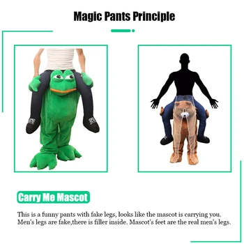 160-190CM Pieaugušajiem, Bērniem, Zaļā Varde Veikt Man Talismans Burvju Apģērbs Bikses Halloween Cosplay Kostīmi Karnevāla Puse uzposties Uzvalks