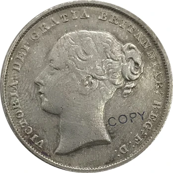 1879 Apvienotā Karaliste 1 Viens Šiliņi Victoria 1. portrets; 