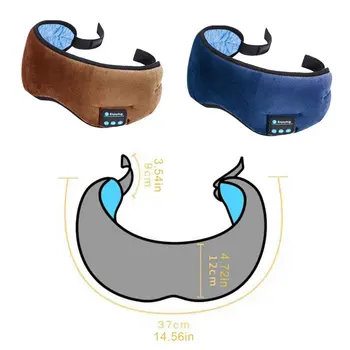 2020 Jaunu Bezvadu 5.0 Bluetooth saderīgu Miega Ēnojumu Mazināt Nogurumu Stereo Skaņas Kvalitāti, Ērtu Saprātīga Acu Maska