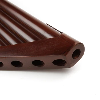22 Cauruļvadi C Taustiņu, Brūni Panna Flauta Tradicionālās Rumāņu Woodwind Instruments, Bambusa Viegli Veikt Nekādas Grunts AngelHandmade Caurules