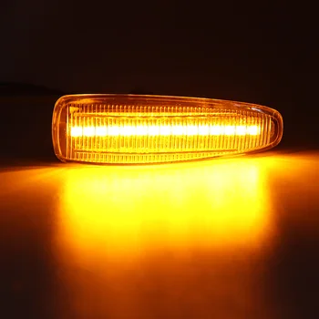 2gab/Daudz LED Dinamiskais Blinker Pagrieziena Signālu Gaismas, Sānu Gabarītlukturi Dzintara Indikators, Auto Lampas Mitsubishi Lancer 2008-2017