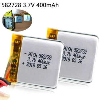 400mAh 3,7 V 582728 Uzlādējams li-Polimēra Litija-jonu Akumulatoru Q50 G700S K92 G36 Y3 Smart Skatīties MP3 Bluetooth saderīgas Austiņas