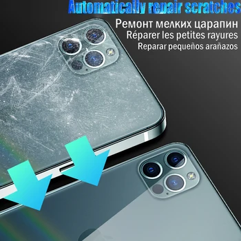500D Pilnībā Segtu Hidrogelu filmu iPhone 11 12 Pro mini MAX Screen Protector For iPhone 7 8 6s 6 Plus SE 