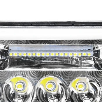 5X7 7X6 collu Taisnstūra virzītas Gaismas LED priekšējo Lukturu Ar dienas gaitas lukturi Jeep Wrangler YJ Cherokee XJ H6014 H6052 H6054 LED