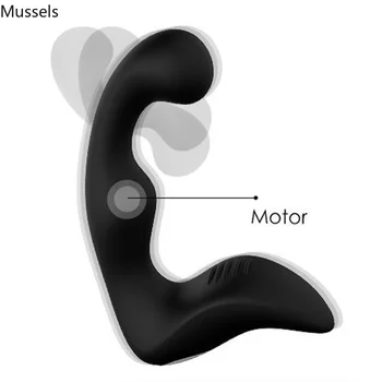 Anālais Plug Vibrators Geju Prostatas Massager G-Spot Stimulētu Pieaugušo Seksa Rotaļlietas Vīriešiem Spēcīgs Motors 10 Ātrumu Vibrācijas Muca Krelles