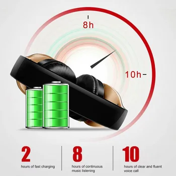 Bezvadu Austiņas Bluetooth Austiņas MP3 FM Foldablel 3D Dziļu Basu, Stereo Trokšņa Samazināšanas Spēļu Austiņas/Mic Mobilo DATORU