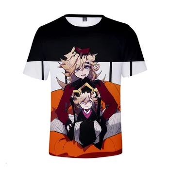 Ir 2021. Jaunu Modes T-krekls Anime Demon Slayer Kimetsu Nav Yaiba 3D Iespiesti Streetwear T Kreklu apdruka Vīriešu Sieviešu Ikdienas Hip Hop Topi