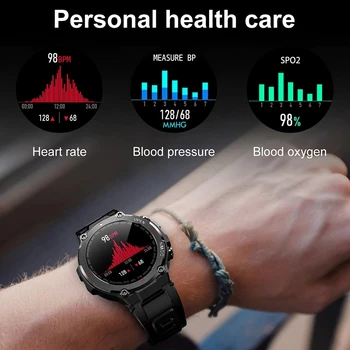 Ir 2021. Jaunā Sporta Smart Skatīties Vīrieši Bluetooth Zvanu Sports Fitness Daudzfunkciju Mūzikas Vadības Modinātājs Atgādinājums Smartwatch Cilvēks+Kaste