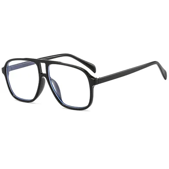 Ir 2021. Tendence Retro Cat Eye Saulesbrilles Vīriešiem, Sievietēm Datoru Lasīšanas Brilles Skaidrs, Objektīvs Dizainers Lunettes Liels Rāmis Oculos