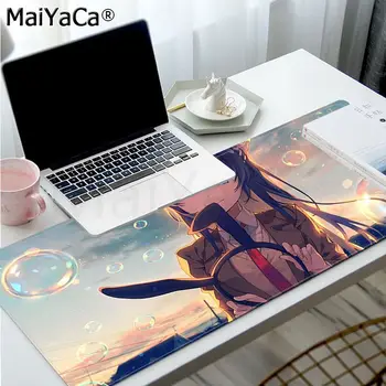Kawaii Anime Sakurajima Mai Meitene Gumijas PC Datoru Spēļu peles paliktnis Izmērs CSGO Spēle Atskaņotājs Desktop PC Datoru, Klēpjdatoru