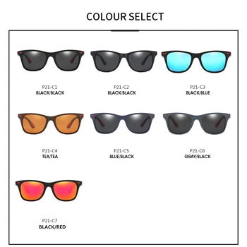 Klasiskās Polarizētās Saulesbrilles, Vīriešu, Sieviešu Zīmola Dizaina Braukšanas Kvadrātveida Rāmis, Saules Brilles Vīriešu Ieplests UV400 Gafas De Sol
