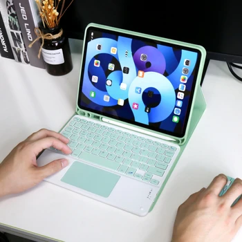 Klaviatūras Bezvadu Peles iPad Pro 11 Lieta 2020 2021 Gaisa 4 10.2 7 8 5 6 3 Paaudzes Gaisa Air 2 bluetooth Magic tastatūras