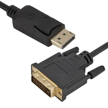 LccKaa DP Displayport uz DVI vads 1.8 M SP-DVI adaptera kabeli converter Displayport uz DVI out for HP, Dell, Asus