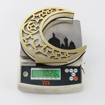 LED Dobi Spogulis Mēness Vēstules Mošeja Darbvirsmas Gaismas Eid Mubarak Musulmaņu Islama Ramadāna Svētku Rotājumi Mākslas Amatniecības Mājās