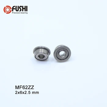 MF62ZZ Atloka Paturot 2x6x2.5 mm ABEC-1 ( 10 GAB.), Miniatūra Flanged MF62 Z ZZ Lodīšu Gultņiem