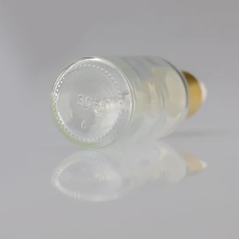 Mini 5ml-100ml Caurspīdīga Stikla Reaģenta Šķidrums, Tukši Kosmētikas Pudeli Portatīvo Uzpildāmas Pudeles Grims