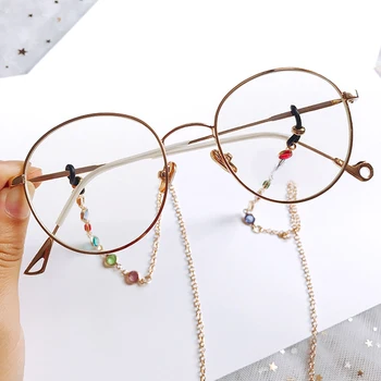 Modes Sievietes Gem Briļļu Krāsains Ķēdes Brilles Lasīšanas Brilles Auklas Glāzes Turētājs Siksniņa Lanyards Sieviešu Briļļu Aksesuāri,