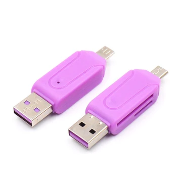 Radošā 2 In 1 Tips-c USB OTG Adapteri TF/SD Karšu Lasītājs Tālruņa Paplašinājuma Galvenes Micro SD Kartes OTG Adapteri Pārveidotāji