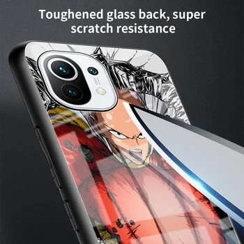 Rūdīta Stikla Gadījumā Xiaomi Mi Poco X3 NFC 10T Pro, Ņemiet vērā, 10 Lite 9T 11 CC9 F3 Luksusa Tālruņa Vāciņu Shell Perforators Cilvēks Būtiska Sac