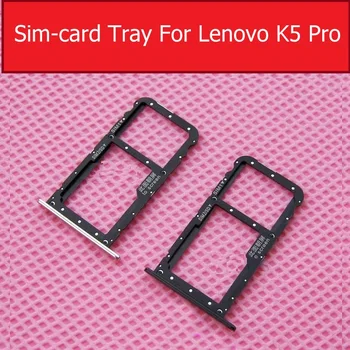 Sim Kartes ligzda Turētājs Lenovo K5 Pro L38041 Mikro Sim Kartes Slots SD Adapteri Rezerves Daļas