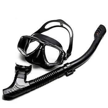 Snorkeling Anti-Miglas Maska Silikona Pilnībā Sauss Trubiņa Niršanas Brilles, Hermētiskos Izplūdes Vārsts Profesionālais Zemūdens Niršanas Equipmen