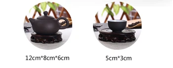 Soffe Violeta Smilšu Keramikas Chiness Kung Fu Tējkanna, Kas Ar 4 Mini Cup Un 1 Pot Piemērots Mājas Biroju Tējas Komplekts Drinkware