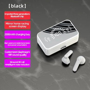 TWS Bezvadu Austiņas Bluetooth Austiņas Trokšņu Slāpēšanas Sporta Ūdensizturīgs Stereo Austiņas Bezvadu Earbuds Ar Mikrofonu